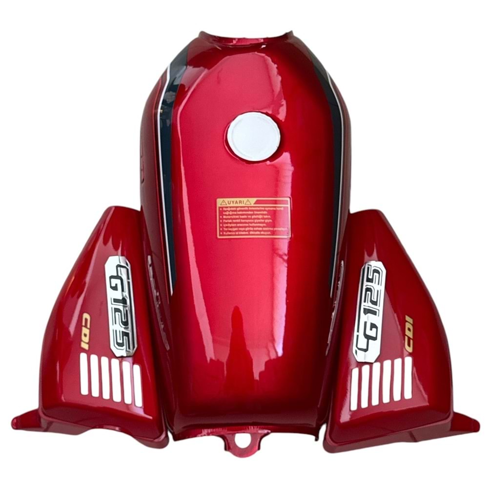 CG125 BENZİN DEPOSU-YAN KAPAK KIRMIZ