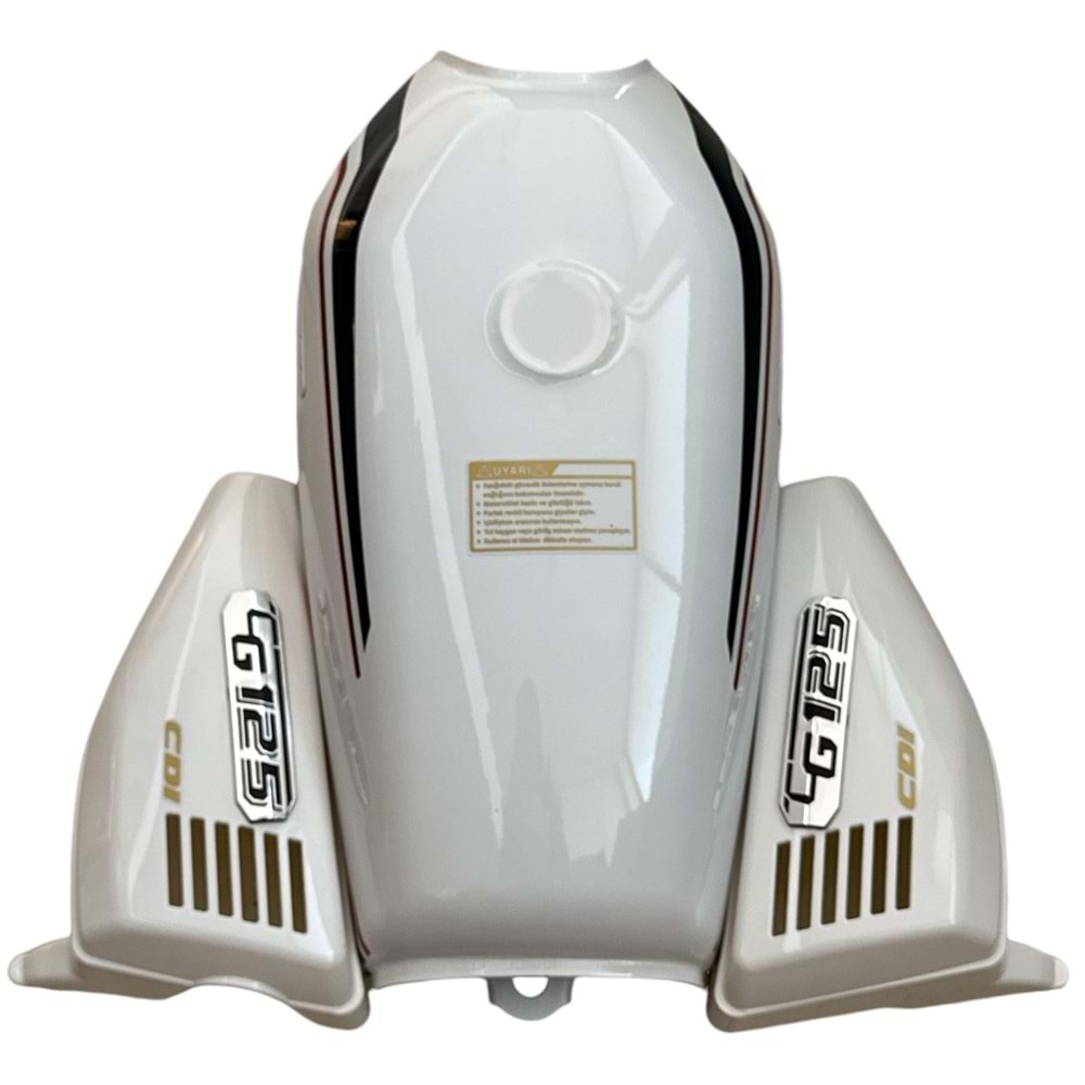 CG125 BENZİN DEPOSU-YAN KAPAK BEYAZ