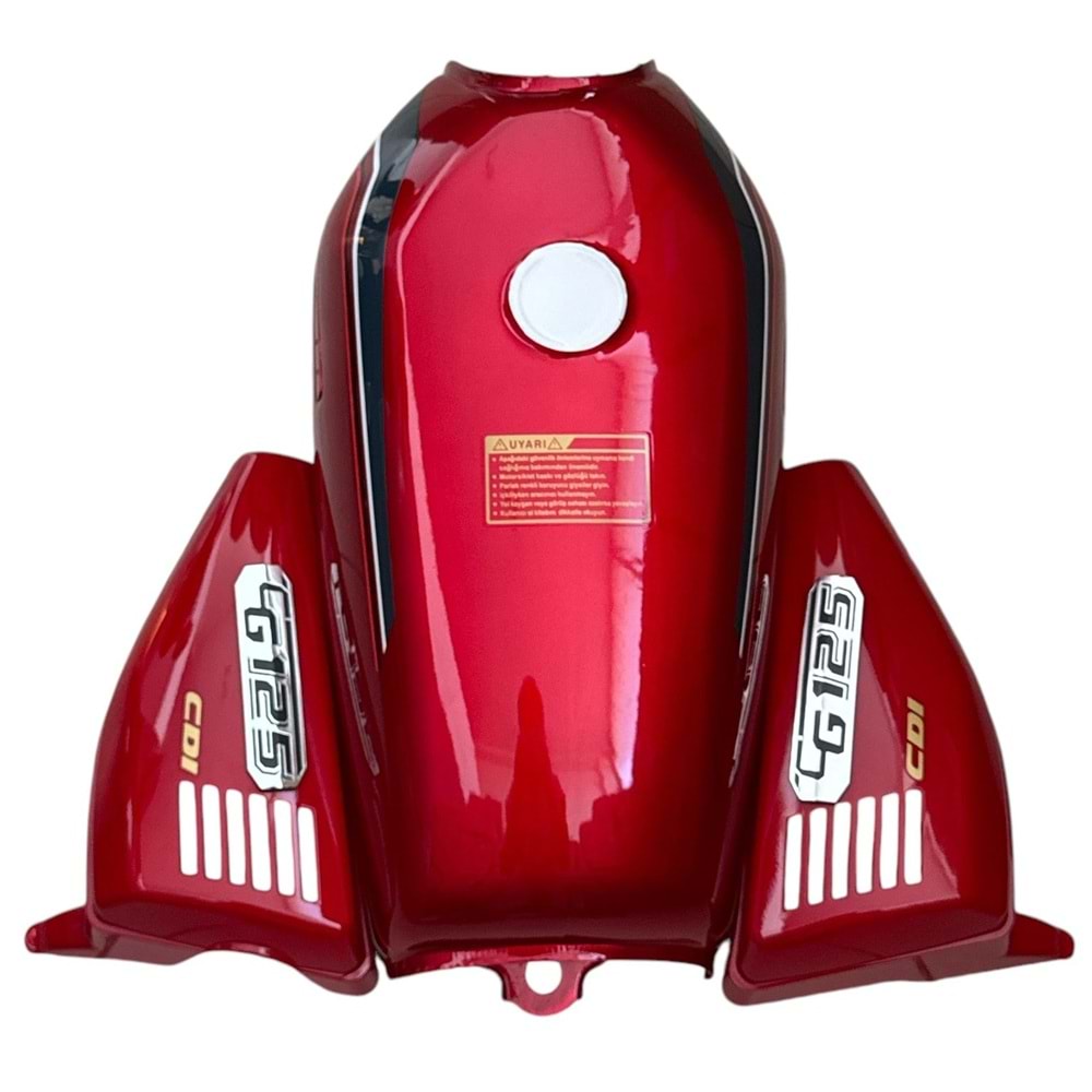 CG125 BENZİN DEPOSU-YAN KAPAK KIRMIZI