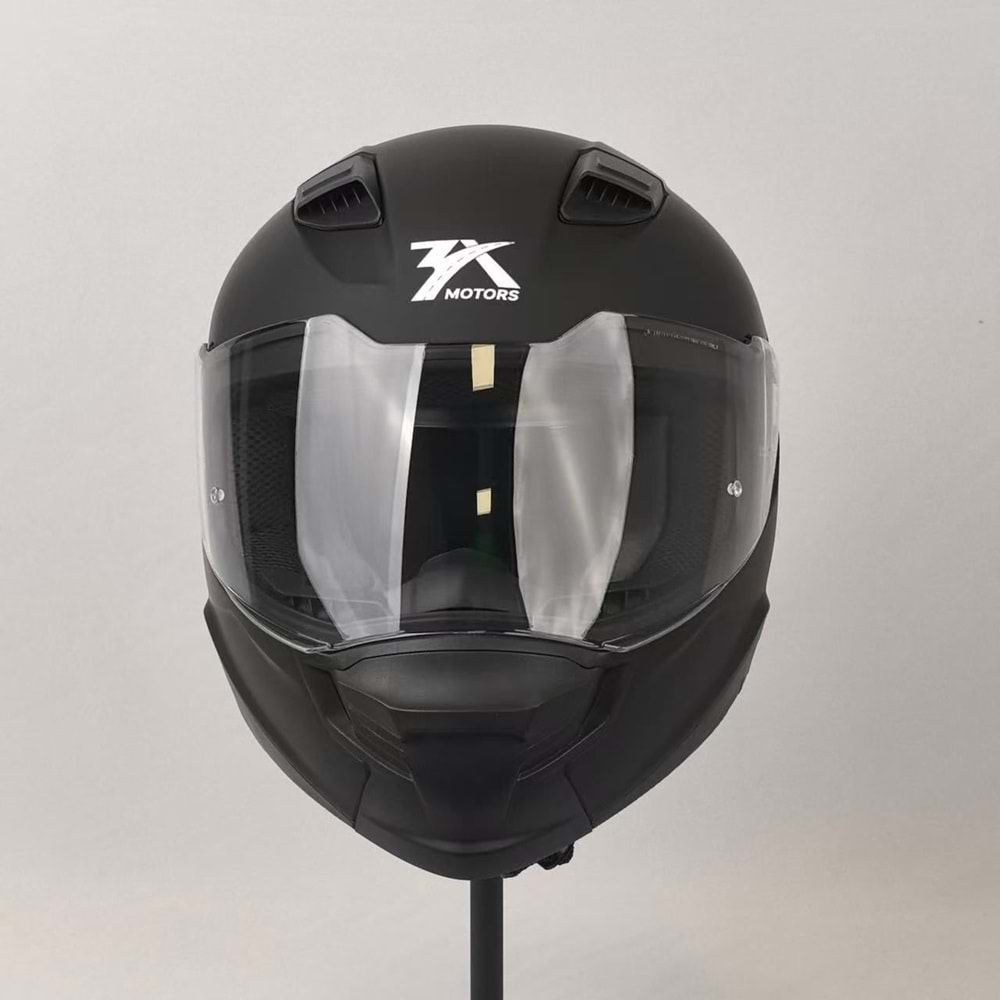 3X KASK MAT SİYAH -L-