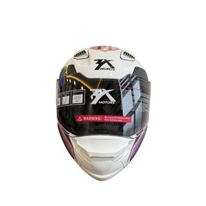 3X KASK RESİMLİ PİNK -S-