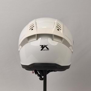 3X KASK PARLAK BEYAZ -M-