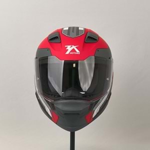3X KASK RESİMLİ KIRMIZI -XL-