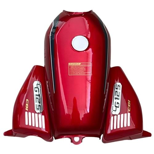 CG125 BENZİN DEPOSU-YAN KAPAK KIRMIZ