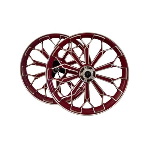 CG-YBR-DİRİFT ÖN1,40-18 ARKA1,60-18 JANT TAKIMI MODİFİYE ÖRÜMCEK MODEL SİYAH