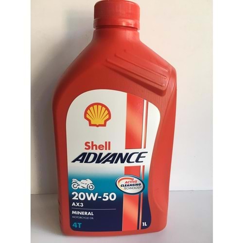 MOTOSİKLET SHELL YAG 20-50