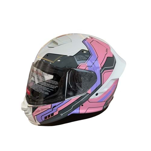 3X KASK RESİMLİ PİNK -S-