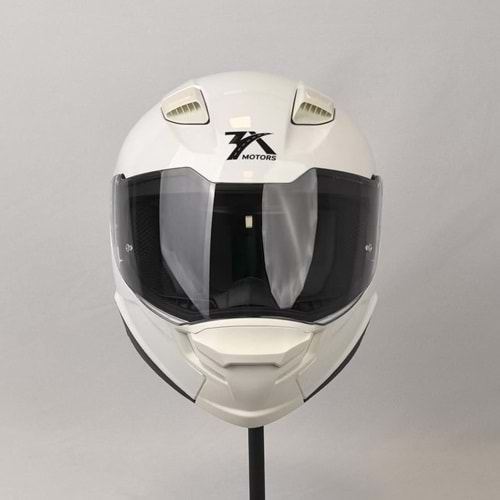 3X KASK PARLAK BEYAZ -M-