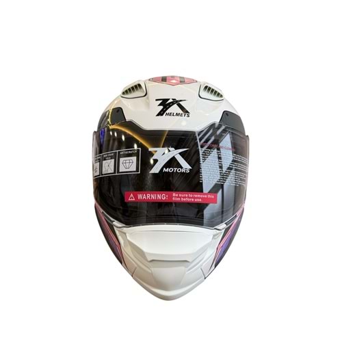 3X KASK RESİMLİ PİNK -M-