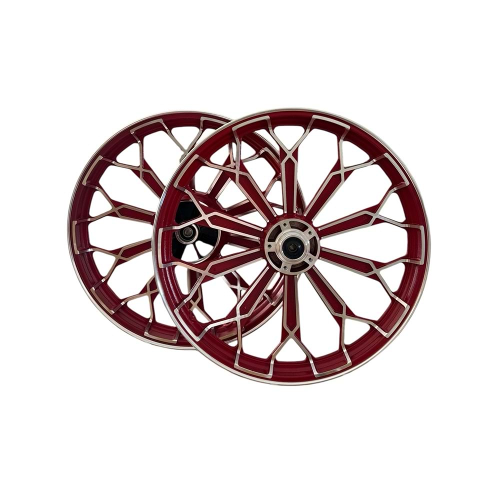 CG-YBR-DİRİFT ÖN1,40-18 ARKA1,60-18 JANT TAKIMI MODİFİYE ÖRÜMCEK MODEL SİYAH