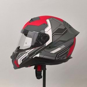3X KASK RESİMLİ KIRMIZI -M-