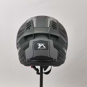 3X KASK RESİMLİ GRİ -M-