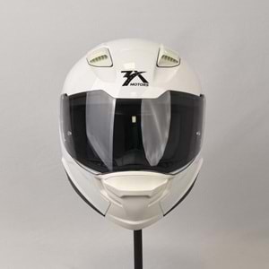 3X KASK PARLAK BEYAZ -L-