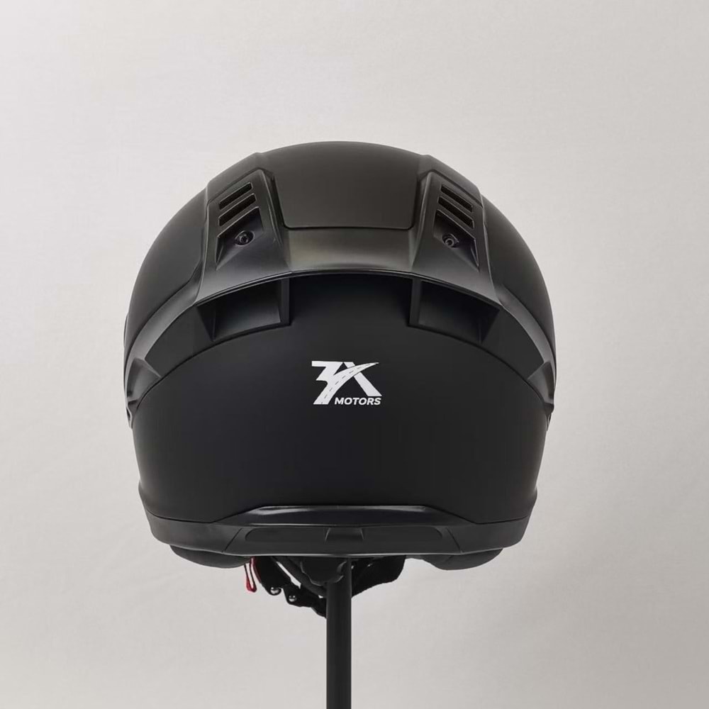 3X KASK MAT SİYAH -XL-