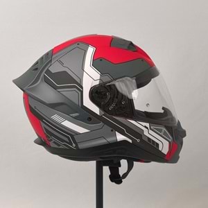 3X KASK RESİMLİ KIRMIZI -XL-